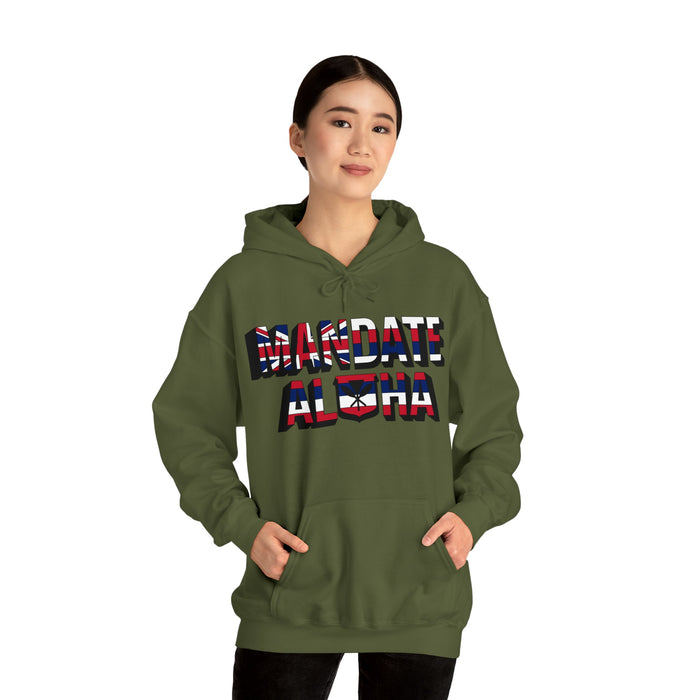 Mandate Aloha Flag Hoodie - Unisex - Hoodie - Leilanis Attic