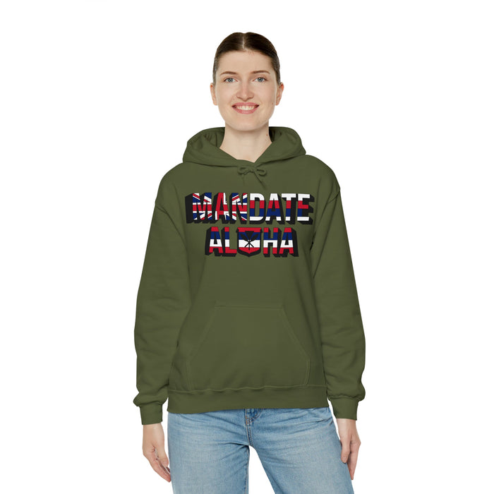 Mandate Aloha Flag Hoodie - Unisex - Hoodie - Leilanis Attic