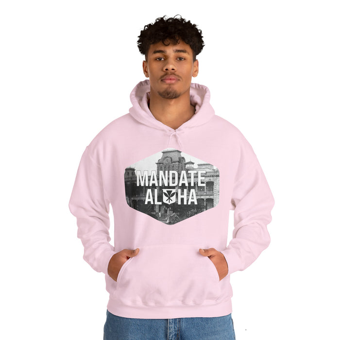 Mandate Aloha Palace Hoodie - Unisex - Hoodie - Leilanis Attic