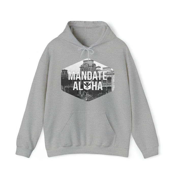 Mandate Aloha Palace Hoodie - Unisex - Hoodie - Leilanis Attic