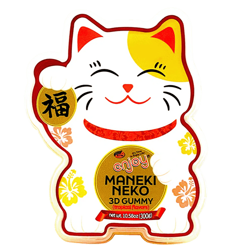 Maneki Neko 3D Gummy "Limited Edition" Tub (10.58 oz) - Food - Leilanis Attic
