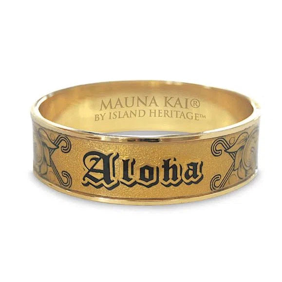 Mauna Kai Hawaiian Aloha Bangle - Jewelry - Leilanis Attic