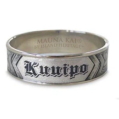 Mauna Kai Kuuipo Bangle - Silver - Jewelry - Leilanis Attic