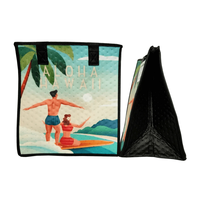 Medium Insulated Cooler Bag, Reminisce Aqua - Insulated Bag - Leilanis Attic