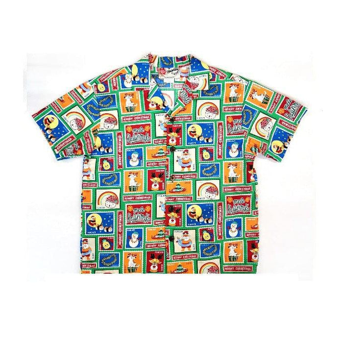 Mele Stamps Boys Aloha Shirt - Aloha Shirt - Boys - Leilanis Attic