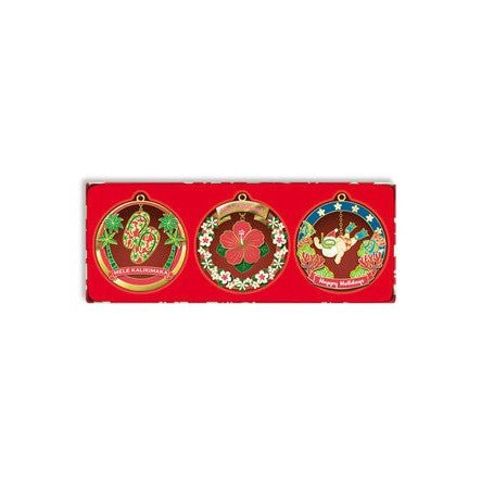 Mele Times Die Cut Ornament 3 - pk - Ornament - Leilanis Attic