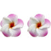 Mini Plumeria Fimo Stud Earrings - Jewelry - Leilanis Attic