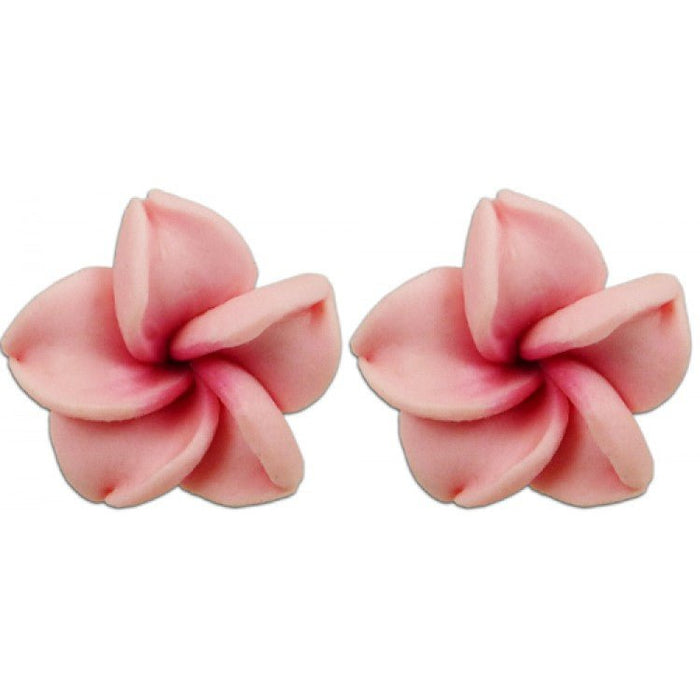 Mini Plumeria Fimo Stud Earrings - Jewelry - Leilanis Attic