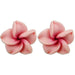 Mini Plumeria Fimo Stud Earrings - Jewelry - Leilanis Attic