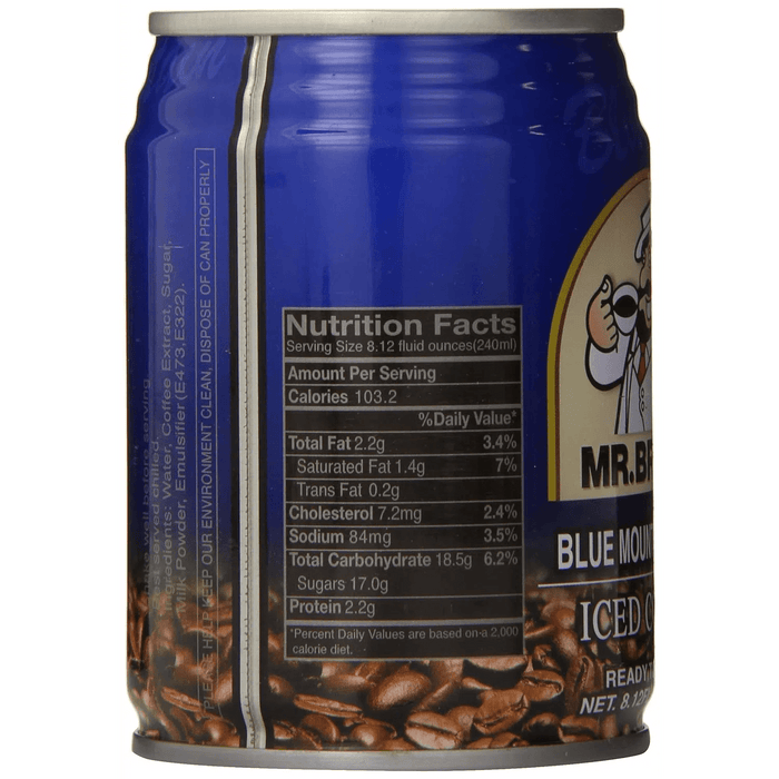 Mr. Brown Blue Mountain Style Iced Coffee 8.12 oz - Food - Leilanis Attic