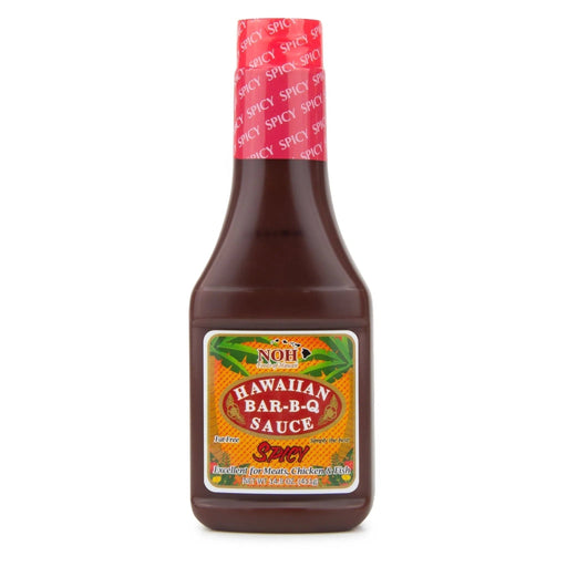 NOH Hawaiian Bar - B - Q Sauce Spicy 14.5oz - Food - Leilanis Attic