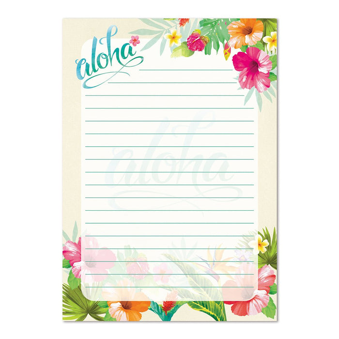 Notepad 50 Sheet - Aloha Floral - Notebook