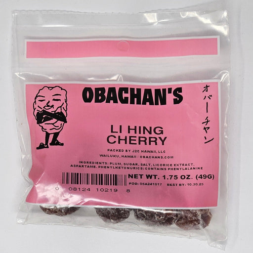 Obachan's - Li Hing Cherry - Candy - Leilanis Attic