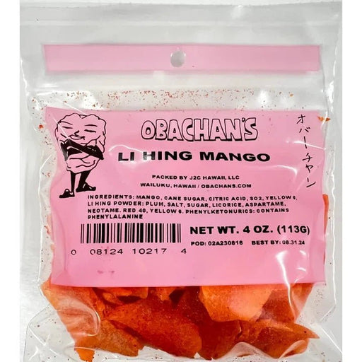 Obachan's - Li Hing Mango - Candy - Leilanis Attic