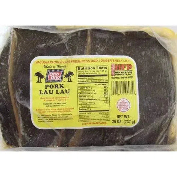 Ono Ono Pork Laulau 3pk 26oz - Food - Leilanis Attic