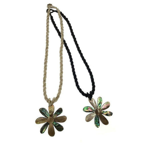 Paua Shell Tiare Flower Necklace - Jewelry - Leilanis Attic