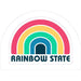 Rainbow State Sticker - sticker - Leilanis Attic