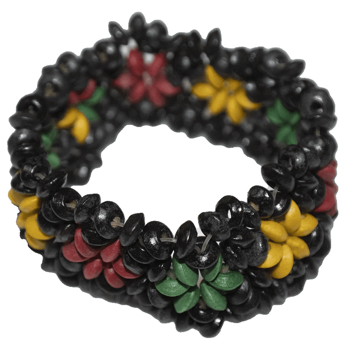 Rasta Flower Bead Bracelet - Bracelet - Leilanis Attic