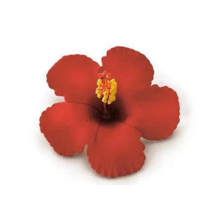 Red Foam Hibiscus Hair Clip, Large - Hair Accessories - Leilanis Attic