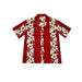 Red Aloha Shirt with White Hibiscus - Aloha Shirt - Mens - Leilanis Attic