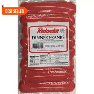 Redondo Dinner Franks, 32oz - Food - Leilanis Attic