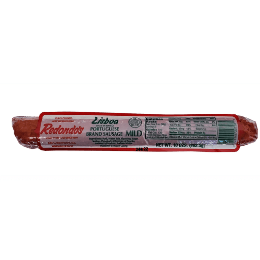 Redondo Lisboa Portuguese Sausage Mild 10oz - Food - Leilanis Attic