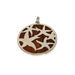 Round StarFish Pendant with Hawaiian Koa Wood inlay - Pendant - Leilanis Attic