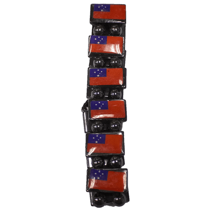 Samoa Flag Bead Bracelet - Bracelet - Leilanis Attic