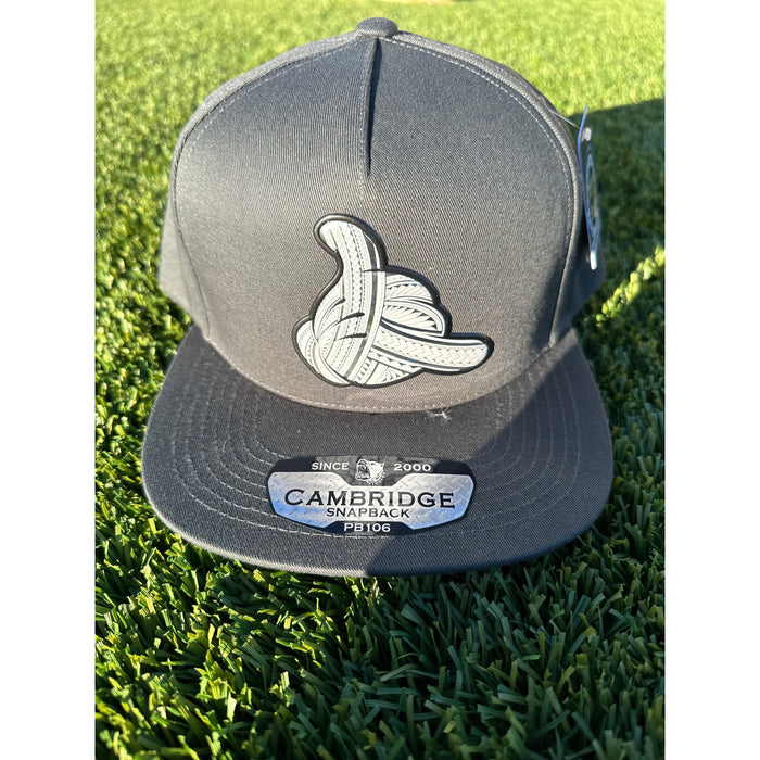 Leilanis Attic Hat Grey Snapback Shaka Tribal Snapback