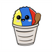 Shave Ice Cup Sticker - sticker - Leilanis Attic