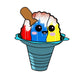 Shave Ice Snow Cap Sticker - sticker - Leilanis Attic