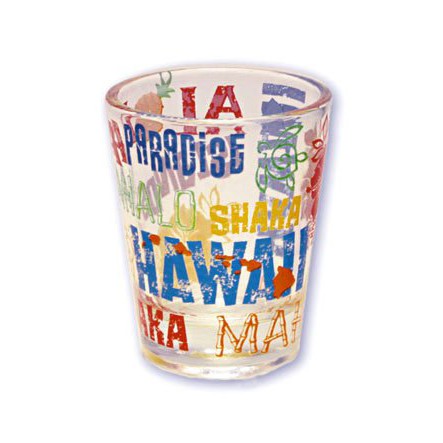 Shot Glass, "Local Talk" - Shot Glasses - Leilanis Attic