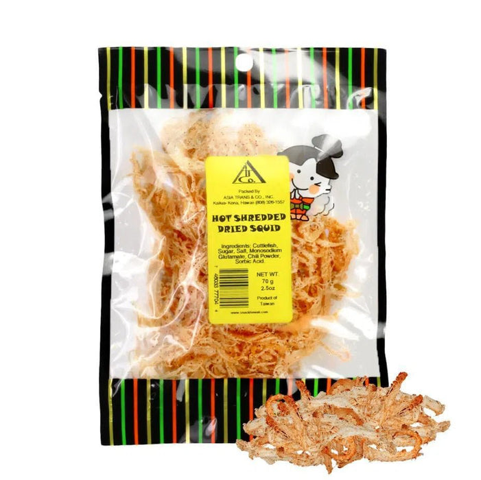 Shredded Dried Squid Hot, 2.5oz - Food - Leilanis Attic