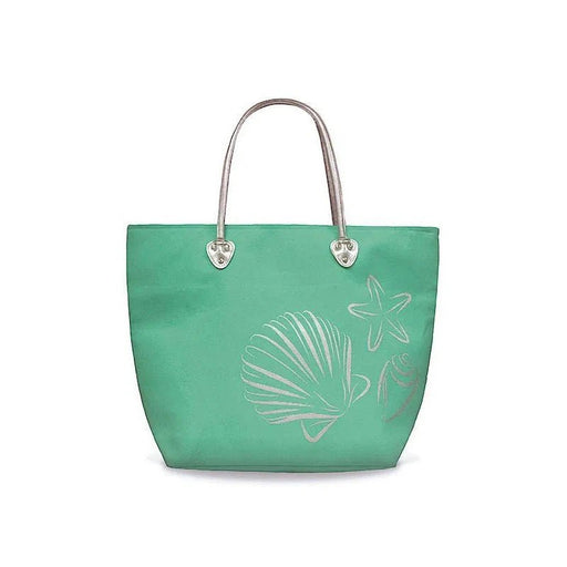 Silver Tote, Seashell (Aqua Green) - Bag - Leilanis Attic