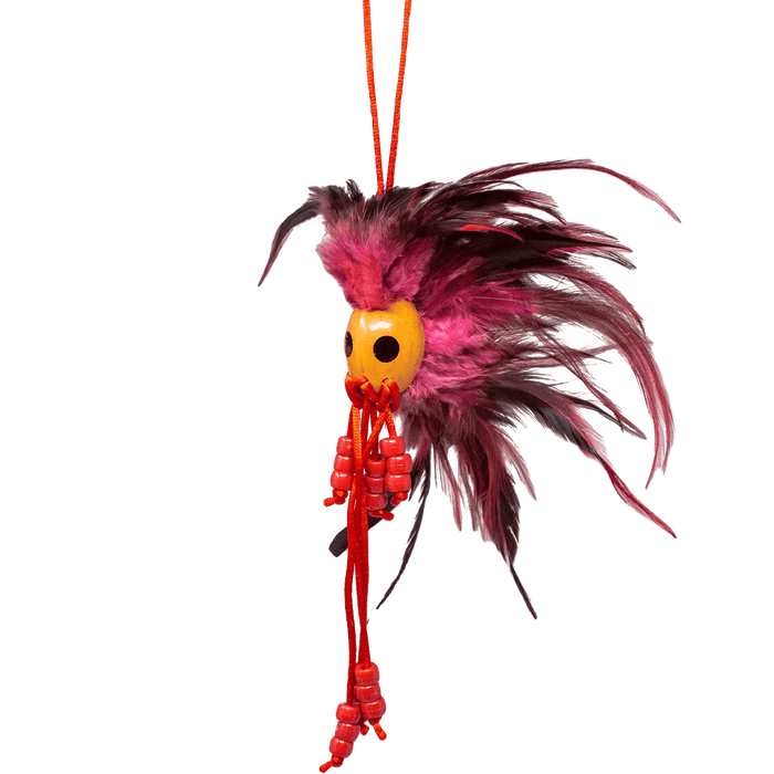 Small IkaIka Warrior Helmet, Red - Car Accessories - Leilanis Attic