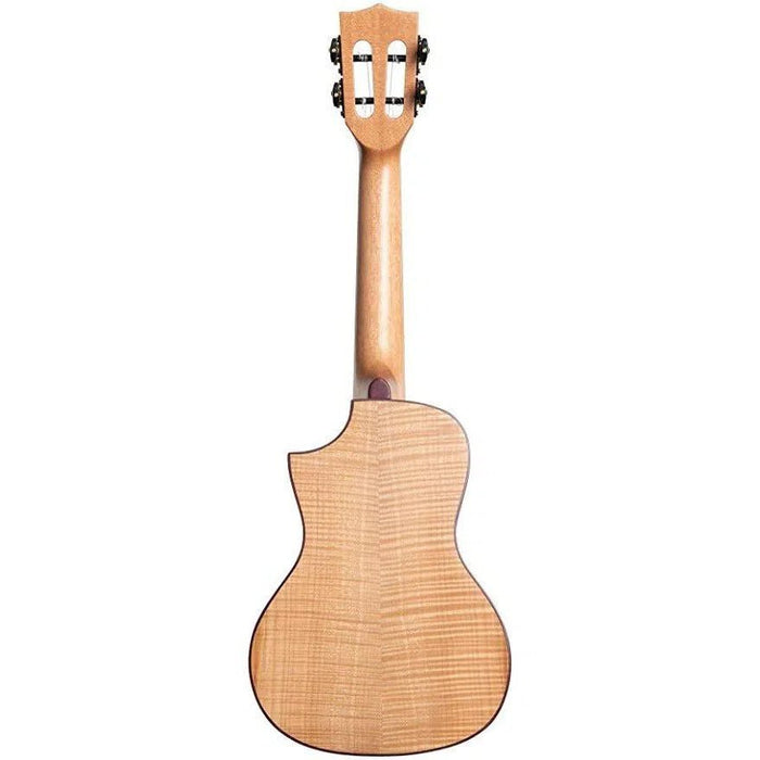 Solid Flame Maple Concert Cut - Away Ukulele - Ukulele - Leilanis Attic