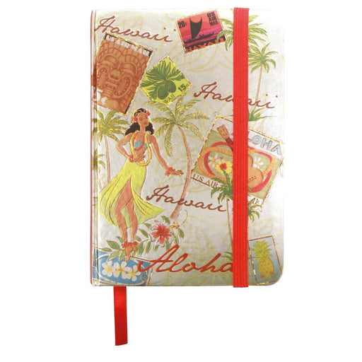 "Stamped with Aloha" Foil Notebook with Elastic Band - Stationery - Leilanis Attic