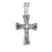 Sterling Silver Engraved Cross Pendant - Jewelry