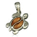 Sterling Silver Koa Honu Pendant - Jewelry - Leilanis Attic