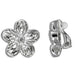 Sterling Silver Plumeria Clip - On Earrings - Jewelry - Leilanis Attic