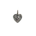 Sterling Silver Plumeria Design 15mm Heart Pendant - Jewelry - Leilanis Attic