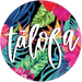 Talofa Floral Circle Sticker - sticker - Leilanis Attic