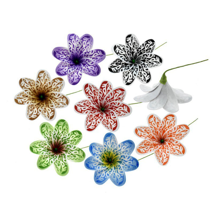 Tattoo Tiare Flower Hair Stick, Natural Colors - Hair Accessories - Leilanis Attic