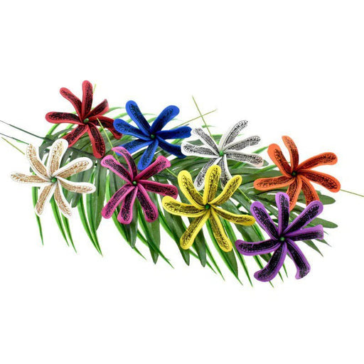 Tattoo Tiare Flower Hair Stick, Thin Petals - Hair Accessories - Leilanis Attic