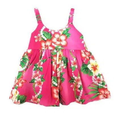 Toddler Girls Elastic Strap Mixed Floral Sundress - Aloha Dress - Girls - Leilanis Attic