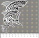 Tribal Shark Sticker - sticker - Leilanis Attic