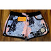 Wailoa “Black/Grey/Pink Leaf” Lady Stretch Volley Shorts - Board Shorts - womens - Leilanis Attic