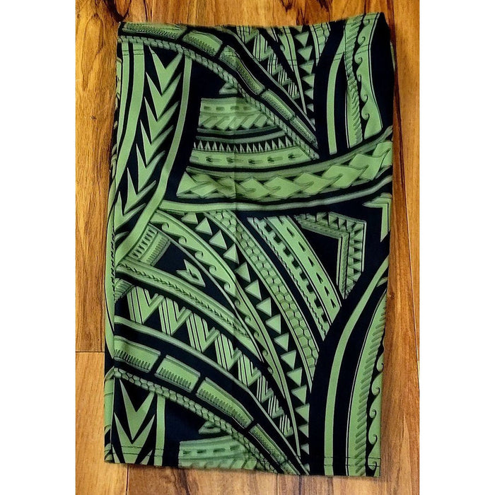 Wailoa “Green Tribal” Board Shorts - Board Shorts - Mens - Leilanis Attic