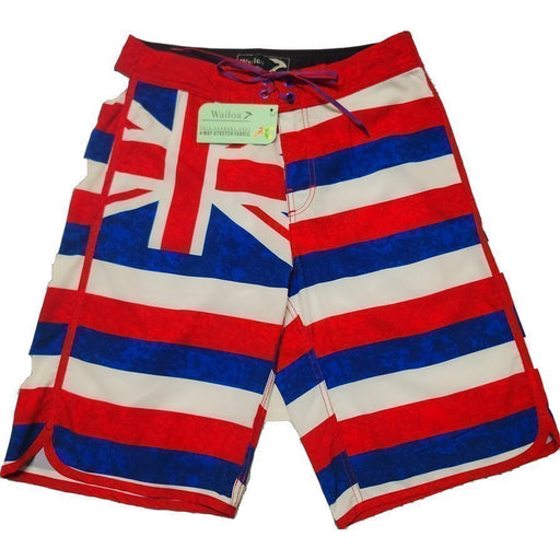 Wailoa “HI Flag” Board Shorts - Board Shorts - Mens - Leilanis Attic