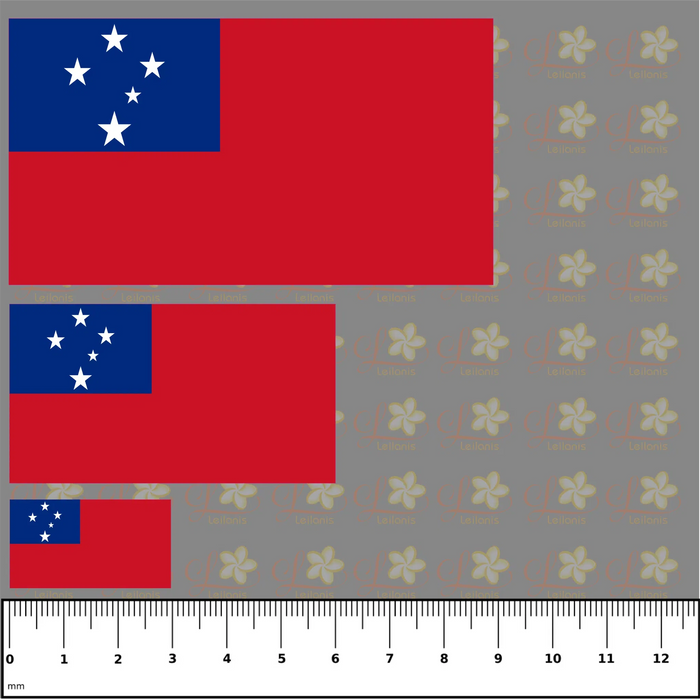 Western Samoa Flag Sticker - sticker - Leilanis Attic